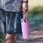 Ozark Trail 30 Oz Insulated Stainless Steel Tumbler With Swivel Handle new Lilac