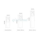15ml 30ml 50ml Empty Frosted Clear Plastic Airless Lotion Pump Bottles Container