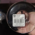 Set Of 3 Clear Glass Wine Goblets