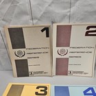 Rare Vintage Star Trek Star Fleet Federation Reference Books  1-4 Set Terranglo