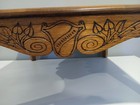 Antique Wolverine Manufacturing Co  Ottoman Side Table - Detroit Brand 