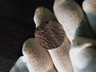 Superb Medieval Templair Silver Coin   Top Quality Condition