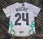 New Men s Size L Ufc Noche Baseball Jersey White Mexico Snake Pride Ufc306 Rare