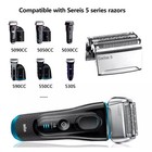 2 Pack Electric Shaver Replacement Head 52s Compatible For Braun Series 5 Razors