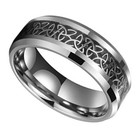 Ebay Wedding Ring For Men Silver 8mm Tungsten Band Silver Celtic Knot Triquetra