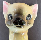 Ceramic Long Neck Siamese Cat 9 5  Height Made In Japan Vintage