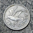 Barbados          Ten  10  Cents Coin 1973