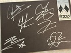 Exo - All Member Autograph signed  Promo Album Kpop