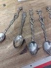 Vintage Set Of 11 Italian Montagnani Style 5  Ornate Demitasse Souvenir Spoons