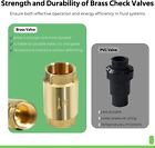 1-1 4  Npt Brass Check Valve Female Pipe Thread Fpt One Way Back Flow Well Pump