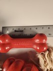 Kong Dog Toy Lot Of 4 - Classic Red Rubber  Stuff-a-ball  Bone   Cotton Rope Tug