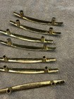 Vintage Mid-century Modern  Drawer Pulls     5  Length     3 5    Ctc Mount Lot Of 7