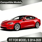 2 Pcs Side Mirror Caps Covers For Tesla Model S 2014-2020 Double Sided Adhesive