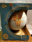 Vintage Nos Rand Mcnally World Portrait Globe Soviet Union Metal Base Box Rough