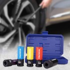 Workpro 1 2  Drive Lug Nut Socket Set  5 Pieces 15 17 19 21 22 Mm Non-marring