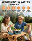 1 6l Cordless Electric Lunch Box Rechargeable Rapid Heated Lunch Box Food Warmer
