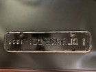 1968  Clarke County Virginia License Plate - Town Tag -  1309 Vintage Topper