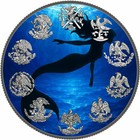 2024 Mexico Libertad Holo Mermaid Blue Ocean Edition 1 Oz Silver Coin