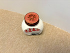 Vintage Anchor Hocking Vitrock Red Flowers Art Deco Pepper Shaker