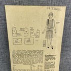 1920s Girls  Frock Dress Sewing Pattern 6230 Age 14 Years Factory Folded