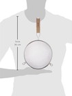 Winco Ms3a-8d Strainer With Double Fine Mesh  8-inch Diameter
