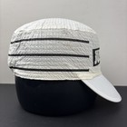 Vintage 90s Nike Just Do It Tyvek Paper Hat Cap Runner Cycling White Painters