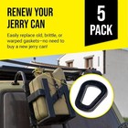 Mission Automotive Jerry Can Gaskets 5 Pack Gas Can Spout Replacement For 20 L