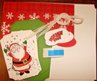 Stampin Up Santa Red Ho Ho Ho  Christmas Card Kit  4 