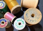 Wooden Sewing Spools Thread Lot Of 93  Vintage Craft Cotton Coats   Clark s