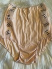 Vintage Stunning 50   s Nylon Panties Granny High Waist Nylon Underwear Size 6