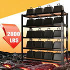 72  Heavy Duty Garage Shelving 3050lbs 5 Tier Steel Shelf 60  72  84  Adjustable