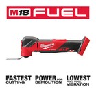 Milwaukee 2836-20x6 M18 Fuel Multi Tool W  Extra 6ah Battery