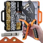 Grommets Tool Kit With 1 2 Inch Grommets And Carrying Case eyelet 1 2    260