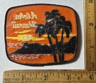 Vintage Aloha Hawaii Palm Trees Sunset Iron On Patch State Travel Souvenir