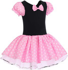 Toddler Girls Polka Dots Christmas Princess Dress Halloween Cosplay Fancy Dance 