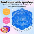Puffwize 4pcs Irregular Stress Ball Cube Fidget Toy Anxiety Relief