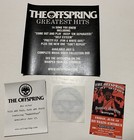Offspring Lot Splinter  Greatest Hits Promo Stickers patch For Cd Dexter Holland