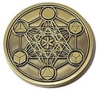 Metatron s Cube   72 Names Of God Kabbalah King Solomon Coin Seal