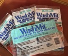 Set Of 4 Washmit Car Wash Mitt Vintage Premium Pre Filled Rag Just Wet Prop