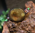 Energy Tibetan Old Agate Colorful Natural Heaven Eyed Dzi Bead Pendant                