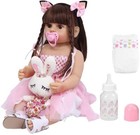 22   Reborn Baby Dolls Vinyl Silicone Realistic Full Real Newborn Girl Doll Gift