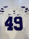 Game Worn Used Nike Kansas State Wildcats Ksu  Football Jersey Size 40  49