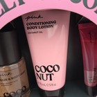 Victoria Secret Pink 3 Pc Lotion  Lip  Body Mist Coconut Body Care Gift Set