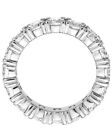 4mm Sterling Silver 925 Cz Eternity Engagement Bridal Band Tennis Ring Size 5-10