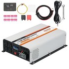 3000w Pure Sine Wave Power Inverter Dc 12v To Ac 120v Remote Lcd Display