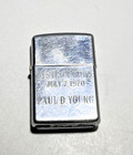 Vintage Zippo Lighter Vietnam War Era Zippo Advertising  Work   Bradford  Pa