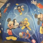 Disney Mickey Mouse Kids Blue Yellow Red Black White Cartoon Umbrella Colorful