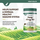 Naturvet Help Allergy Aid Supplement For Dogs Plus Hemp Seed 60 Soft Chews