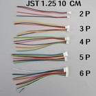 10 Pcs 100mm Mini Micro Jst 1 25 2 3 4 5 6 Pin Male Female Plug Connector Wire