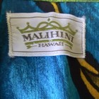 Vintage Malihini Hawaii Men s Hawaiian Shirt Blue Green Yellow Floral 